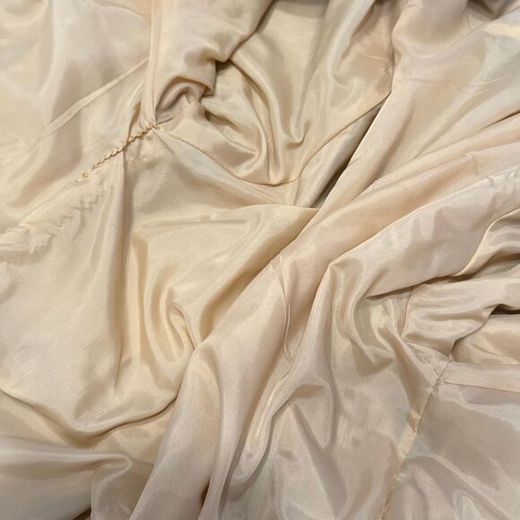 Misty Valley Vintage Tan Trench Rain Coat Women’s 11 / 12 - Picture 7 of 10